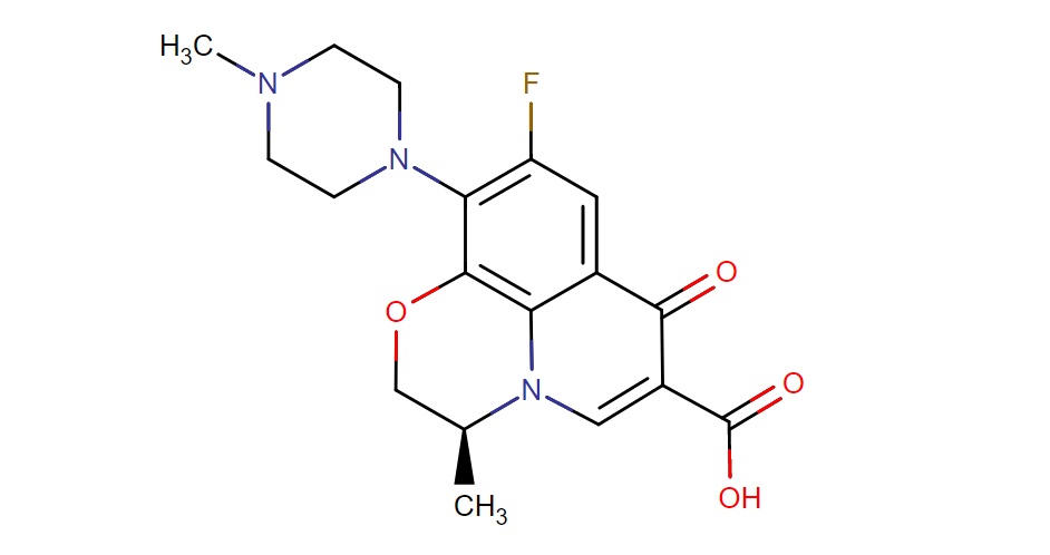 Levofloxacin structure