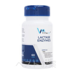 (VitalMe) Lactase Enzymes 8000ALU 60vcaps (ラクターゼエンザイム80mg60錠(バイタルミー)