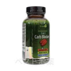 マキシマムストレングス3-in-1カーボブロッカー（Maximum Strength 3-in-1 Carb Blocker (IrwinNaturals)）